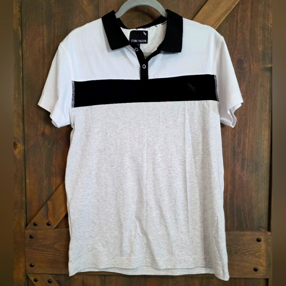STONE FALCON Polo Size Medium